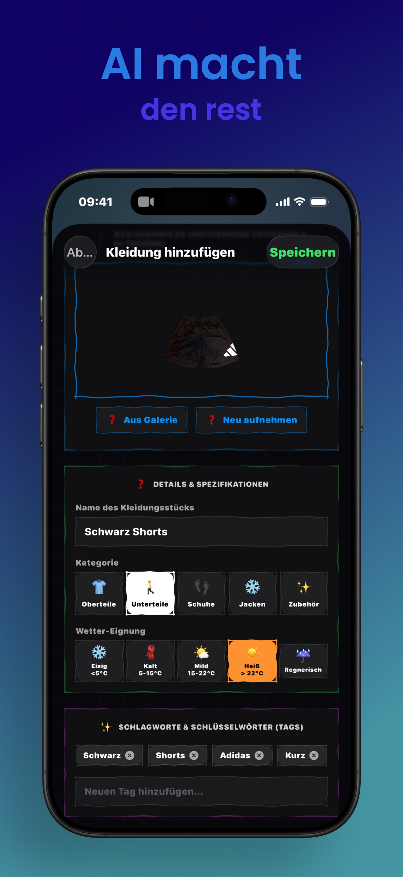 Layer App Screenshot - Biologisches Thermal Mapping Profil