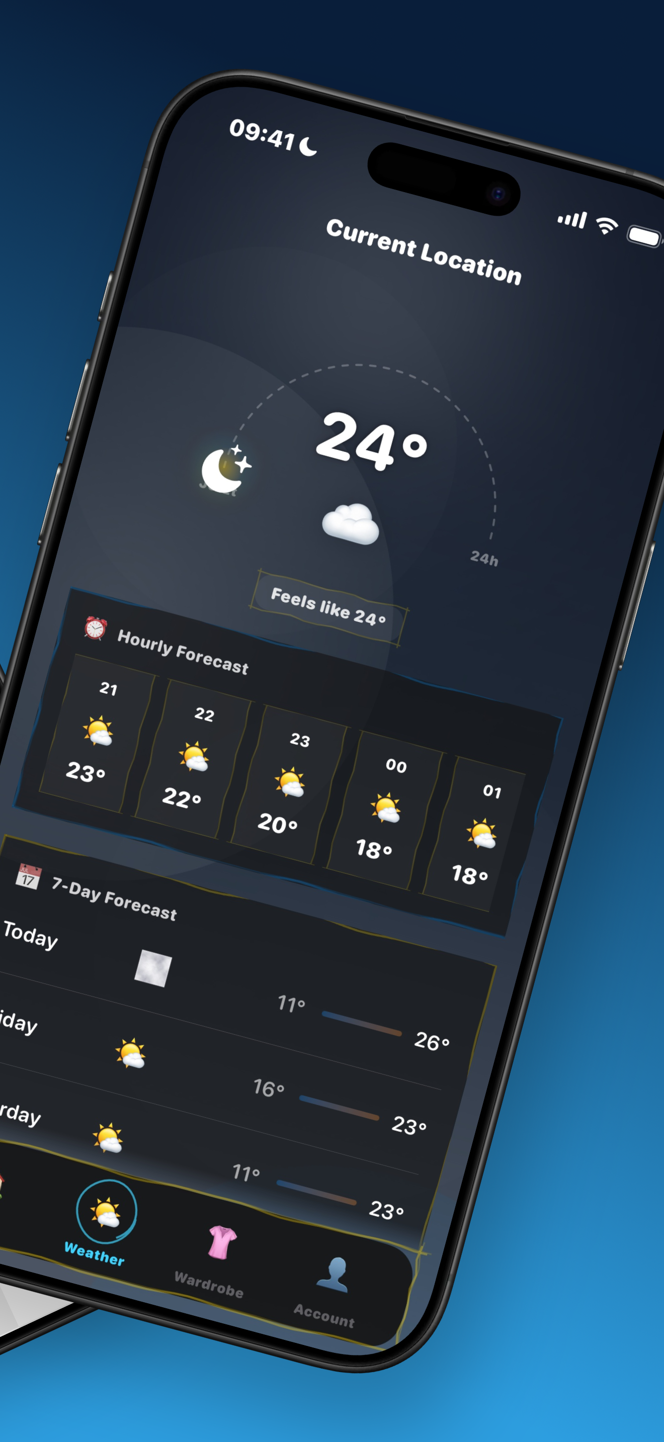 Layer App UI - Digital Wardrobe Cutouts and AI Organization